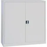 Gürkan Stahlschrank 100027 lichtgrau 92,0 x 42,0 x 120,0 cm, aufgebaut