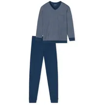 SCHIESSER Pyjama Comfort Essentials Blau 50
