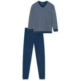 SCHIESSER Pyjama Comfort Essentials Blau 50
