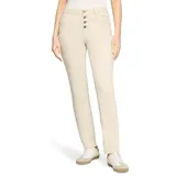 Cartoon Boyfriend-Jeans im Vintage-Look in beige 38