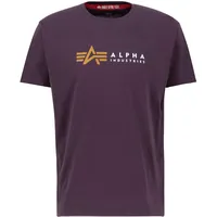 Alpha Industries T-Shirt » T-Shirts Label T«, Gr. XL, Plum, , 63113207-XL