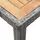 vidaXL Garten-Essgruppe 5-tlg. Grau