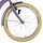 Volare Blossom 24" RH 33,5 cm lila 1-Gang Rücktrittbremse