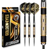 Red Dragon Darts RED DRAGON GoldenEye: 30g - Profi Dartpfeile Set mit Flights und Schäfte