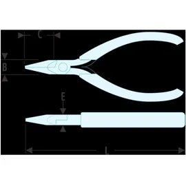 FACOM Flachrundzange 432.MT