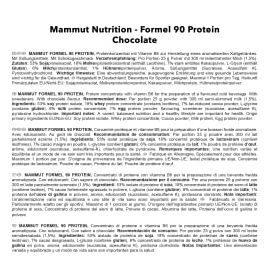 Mammut Formel 90 Protein Schoko Pulver 3000 g