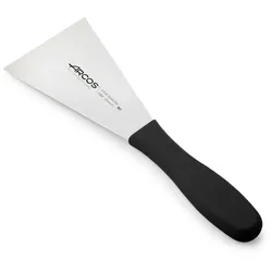 Arcos Küchenspachtel - Edelstahlklinge Nitrum 125x90 mm - Mehr Haltbarkeit und präzises Schneiden - Schwarzer Polypropylengriff - Serie 2900