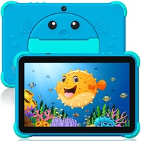 Ascrecem Kinder Tablet 10 Zoll Android Tablet kinder mit WiFi Doppelkamera IPS Display 2GB 32GB,lernen Kindertablet ab 3-14 Jahre,Kleinkind Tablet PC mit kindersicherer Hülle Youtube Google Play(Blau)