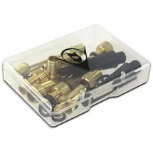Dunlop Fahrradventil-Adaptersatz Dunlop, 14-teilig