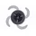 Beacon Lighting Veil 122 cm Deckenventilator mit Licht schwarz