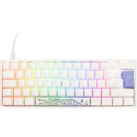 Ducky One 2 Pro Mini (DE, Kabelgebunden), Tastatur, Weiss