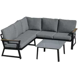 Outsunny Gartenmöbel Set Aluminium, Polyester, Schaumstoff