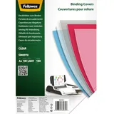 Fellowes Deckfolien für Bindemappen DIN A4 0.18 mm transparent