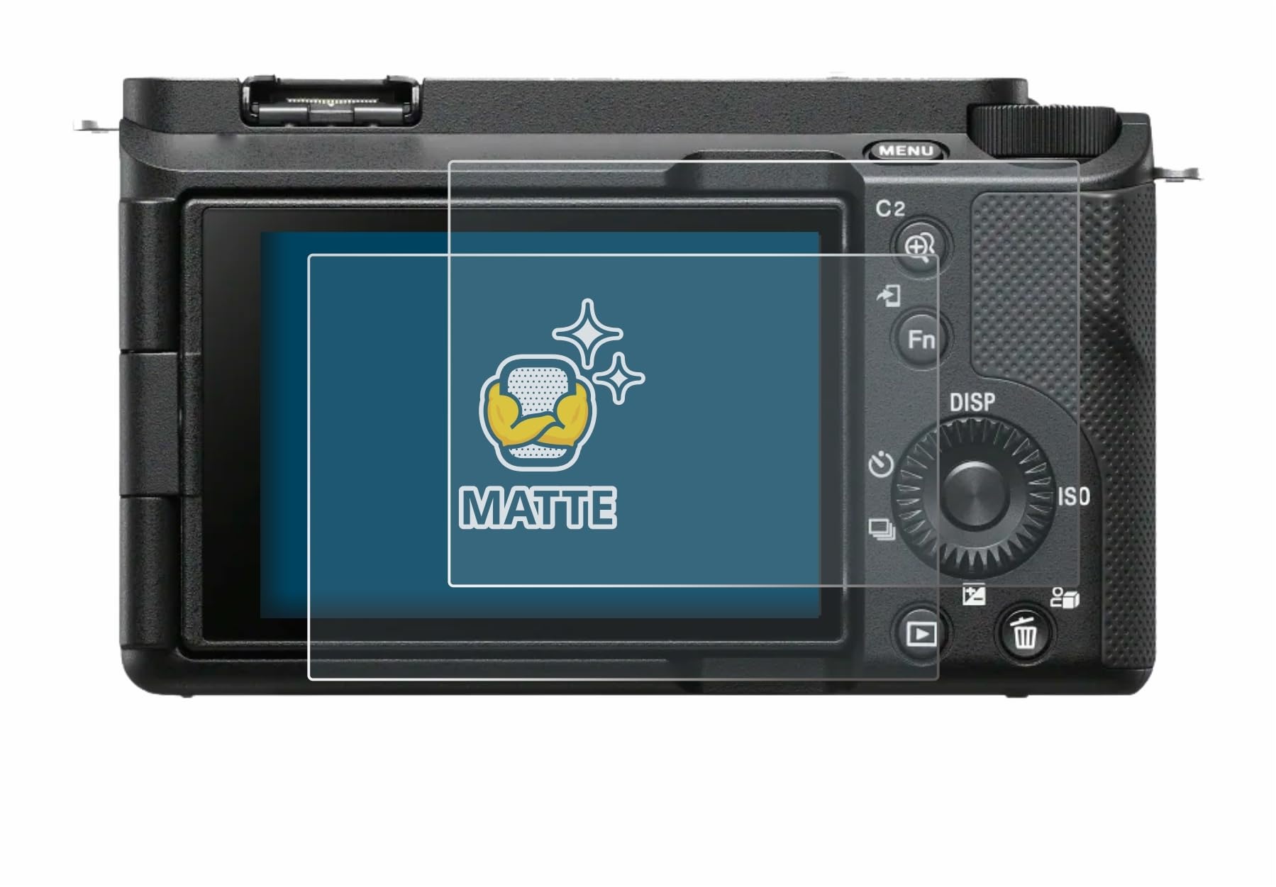 BROTECT Entspiegelungs-Schutzfolie für Sony Alpha ZV-E1 (2 Stück) Matte Displayschutz-Folie, Anti-Reflex, Anti-Fingerprint