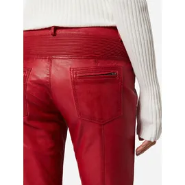 Ricano Lederhose Donna Slim Fit Rot M