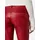 Ricano Lederhose Donna Slim Fit Rot M