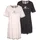 vivance dreams by lascana Sleepshirt Nachthemd Kariert Rosa/Schwarz 40/42