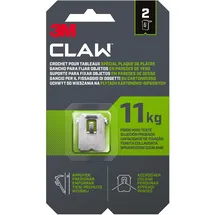 3M CLAW 11 kg Gipskartonplattenhaken, 3PH11-2WMR, 2 Haken