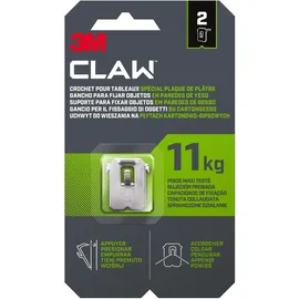 3M CLAW 11 kg Gipskartonplattenhaken, 3PH11-2WMR, 2 Haken