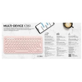 Logitech K380 für Mac DE rosa