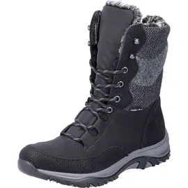 Rieker M9643-01 Damen Schwarz/Grau 41