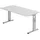 bümö Schreibtisch O-Serie Grau / Silber