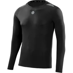 Skins Funktionsunterwäsche Langarmshirt 3-Series (perfekte feuchtigkeitstransport) schwarz Herren