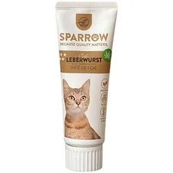 SPARROW Pet Leberwurst 75g Katzensnack