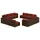 vidaXL Garten-Lounge-Set 12-tlg. braun