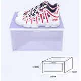 Mehrzweck-schuhbox Mit Seitlicher Öffnung – Transparent – Material: Abs+pp – Stabil Und Stapelbar – 350 G