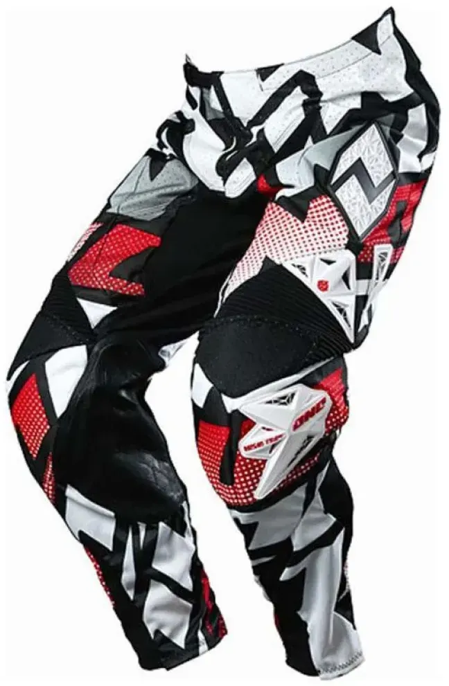 One Industries Defcon Quasar Offroad-hosen - Black / Red - 32