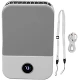 Wiederaufladbarer Nackenventilator Mit Usb-anschluss, 3 Geschwindigkeitsstufen Und Leisem Betrieb, Inklusive Gürtelclip – Tragbare Sommerbrise