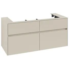 Villeroy & Boch Waschtischunterschrank 4 Auszüge 120 x 54,8 x 50 cm Cashmere Grey