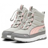 Puma Evolve Boot Puretex Winterschuhe Kinder 03 - smokey gray/future pink/puma white 38.5