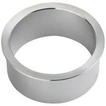 SOTech Kabeldurchführung offen Einbau-Ø 12 mm/Außen-Ø 15 mm echt Edelstahl satiniert (matt gebürstet) Kabelring Kabeldurchlass Kabelauslass