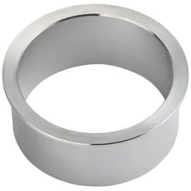 SOTech Kabeldurchführung offen Einbau-Ø 12 mm/Außen-Ø 15 mm echt Edelstahl satiniert (matt gebürstet) Kabelring Kabeldurchlass Kabelauslass