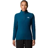 Damen 100 1/4 Zip Sweatshirt Midnight Petrol L