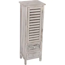 Mendler Kommode Schrank 90 x 30 x 25 cm Weiß