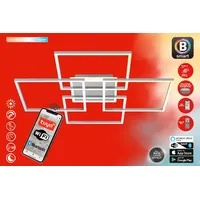 Briloner Leuchten Smarte LED-Leuchte »FRAME S«, silberfarben
