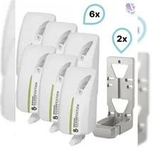 Blanc HYGIENIC SET: Haut- & Händedesinfektion 6x 1-Liter, 12.000 Anwendungen + 2x Lavela Spender - PRODUKTSET