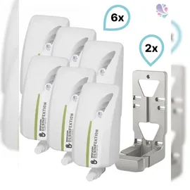 Blanc HYGIENIC SET: Haut- & Händedesinfektion 6x 1-Liter, 12.000 Anwendungen + 2x Lavela Spender - PRODUKTSET