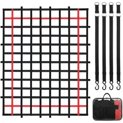 VEVOR Frachtnetz LKW-Ladeflächennetz Gepäcknetz Transportnetz 2440x1830mm
