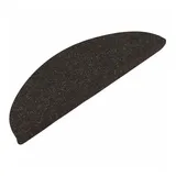 vidaXL Stufenmatten Selbstklebend 20 Stk. Schwarz 56x17x3 cm