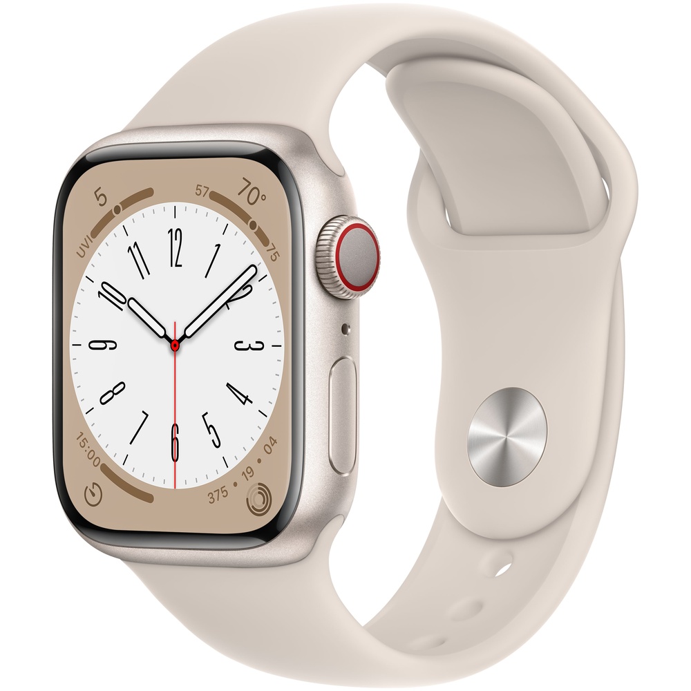 Apple Watch Series 8 GPS ab 41 mm polarstern im 459,55 polarstern + Cellular Aluminiumgehäuse Preisvergleich! Sportarmband €
