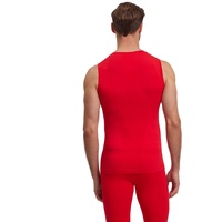 Falke Herren Baselayer-Shirt Warm M S/L SH Funktionsgarn Schnelltrocknend 1 Stück, Rot (Scarlet 8070), L
