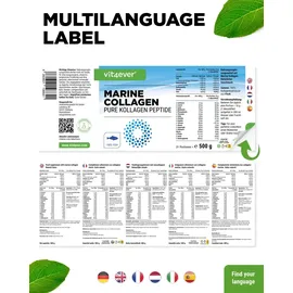 Vit4ever Marine Kollagen Pulver 500 g