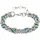 Bruno Banani Edelstahlarmband Schmuck blau 25,5 cm