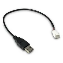 Inter-Tech 88885450 USB Kabel 0,3 m USB A Schwarz