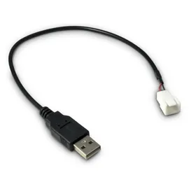 Inter-Tech 88885450 USB Kabel 0,3 m USB A Schwarz