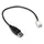 Inter-Tech 88885450 USB Kabel 0,3 m USB A Schwarz